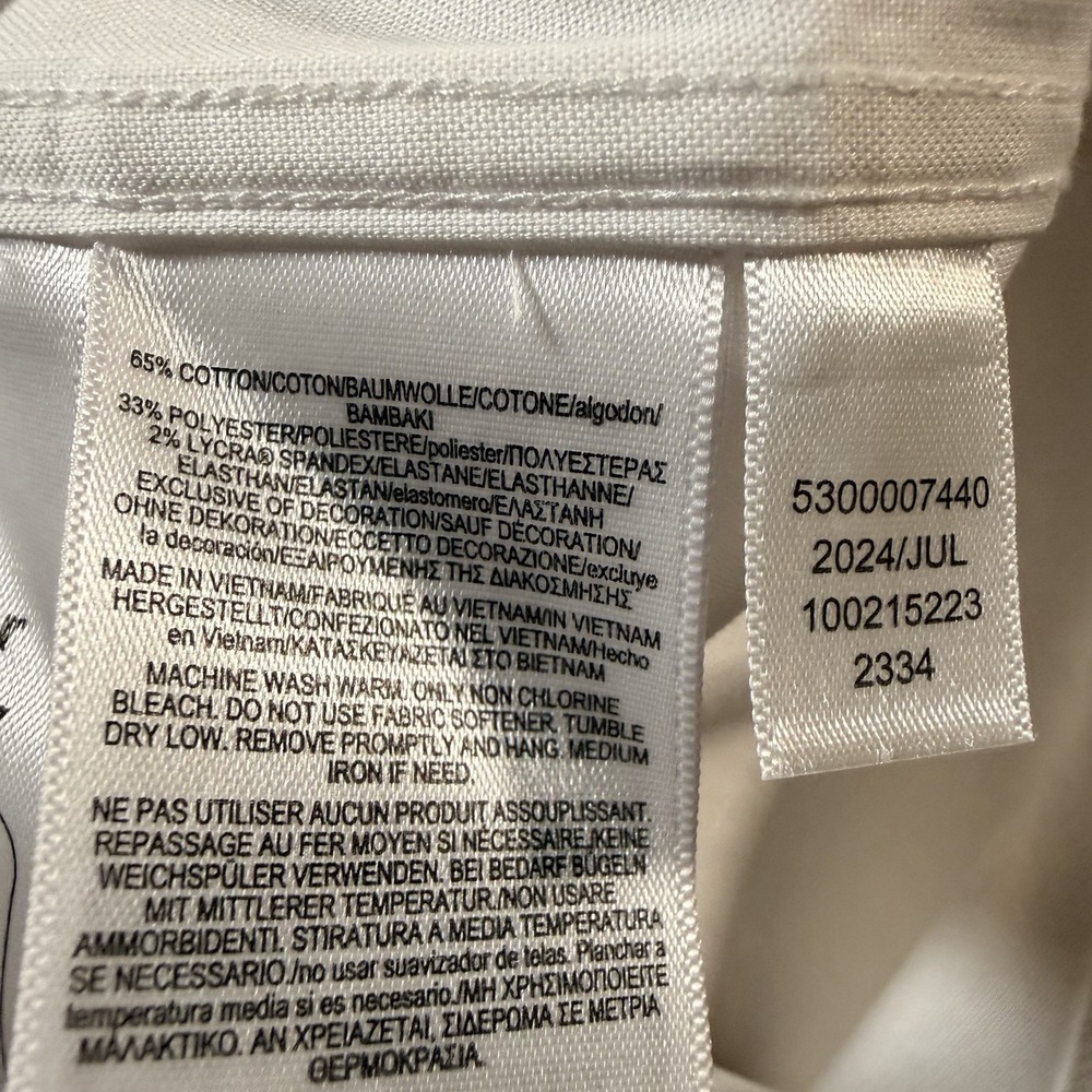 Brooks Brothers United Airlines Shirt Mens 17 36/37 White Long Sleeve Pilot NEW - Picture 11 of 12